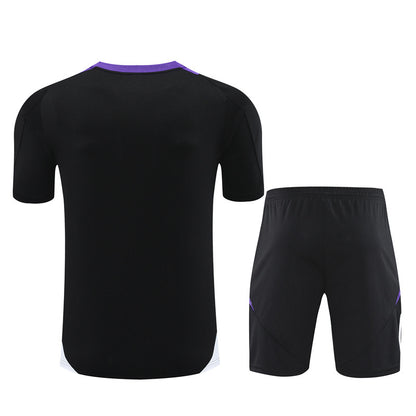 Camiseta de entrenamiento del Real Madrid (negro/morado) para hombre/niño 2024-2025 | Fútbol