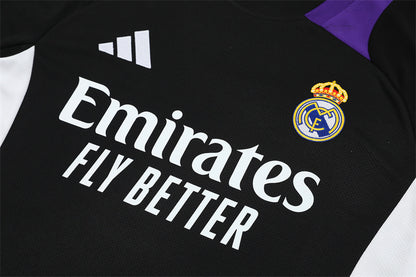 Camiseta de entrenamiento del Real Madrid (negro/morado) para hombre/niño 2024-2025 | Fútbol