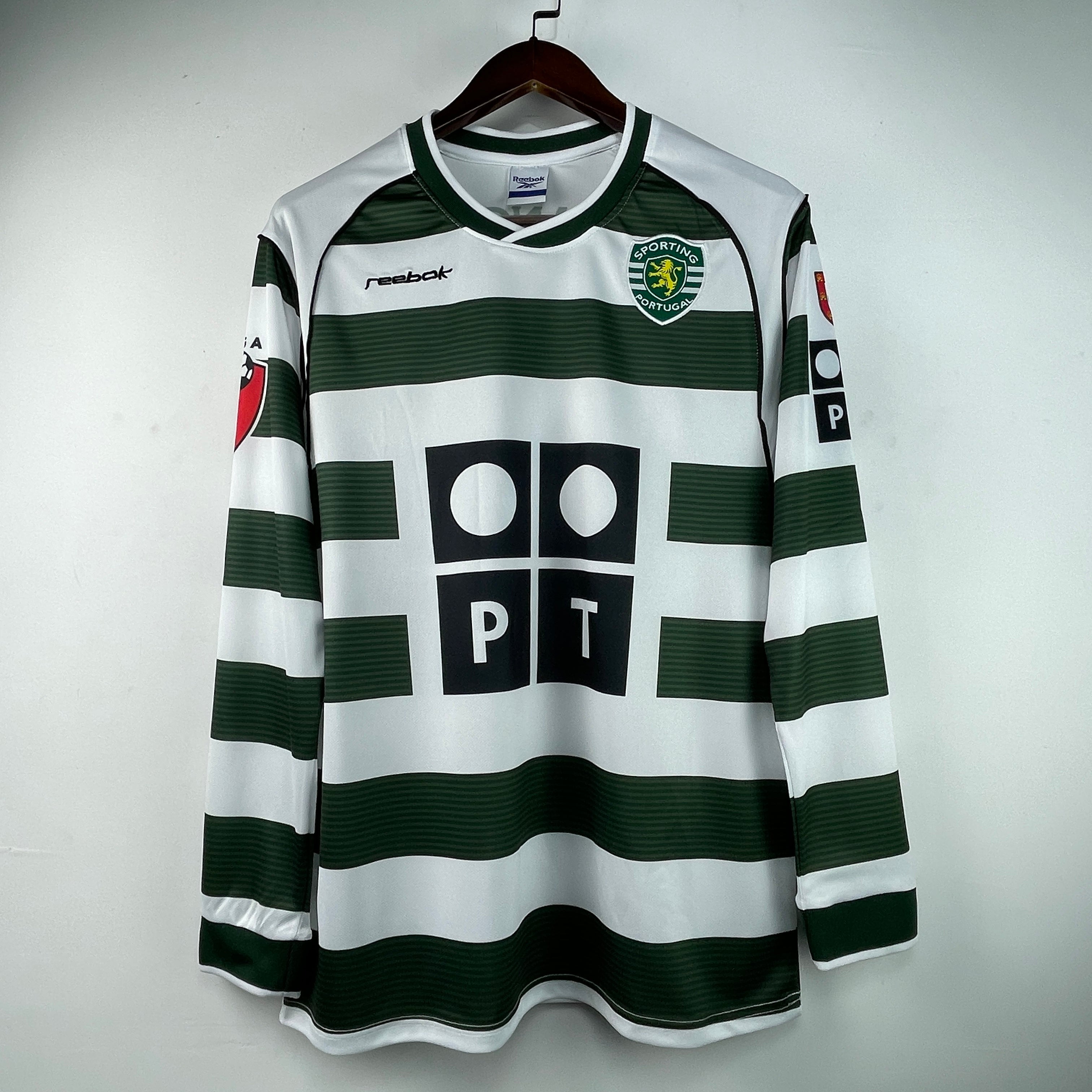 Maillot-Sporting-FC-Retro-Vintage-Manches-Longues-2002-2003-Domicile-Homme-1