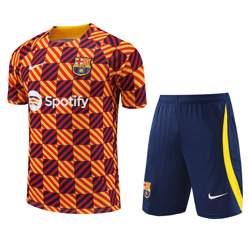 Maillot-Training-Barcelone-Orange-Homme-2023-2024