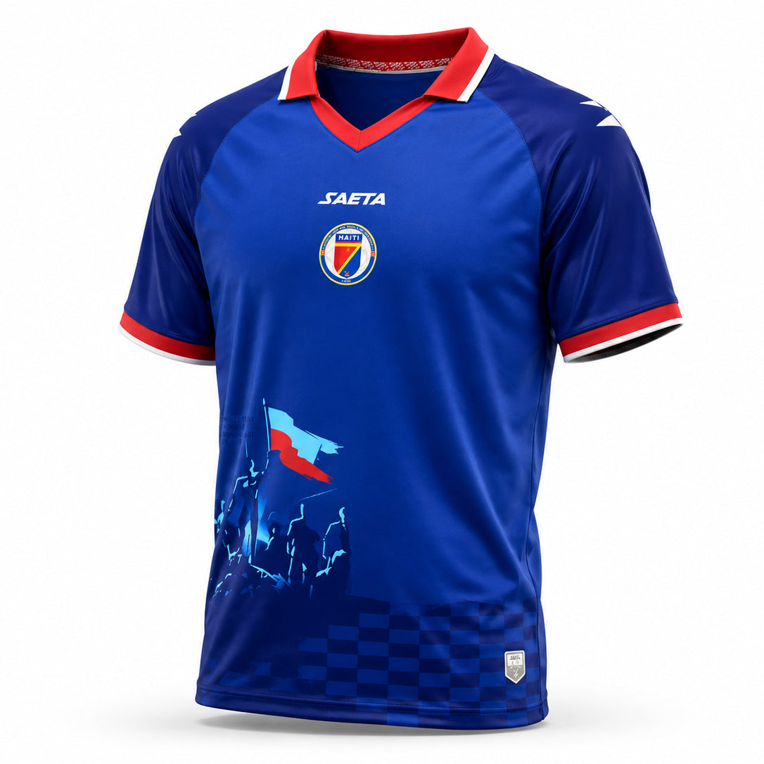 Maillot Haiti Bleu Domicile Homme 2025 2026