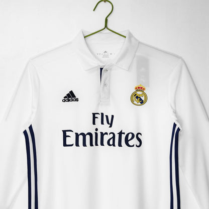 Maillota-Real-Madrid-Manches-Longues-Domicile-2016-2017-Retro-Vintage-Homme-3