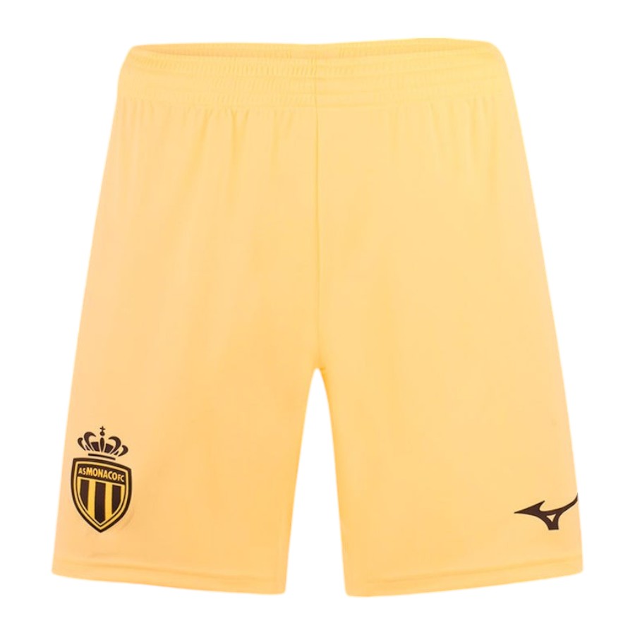 Short AS Monaco Third Homme 2025 2026 Jaune | Foot Sport