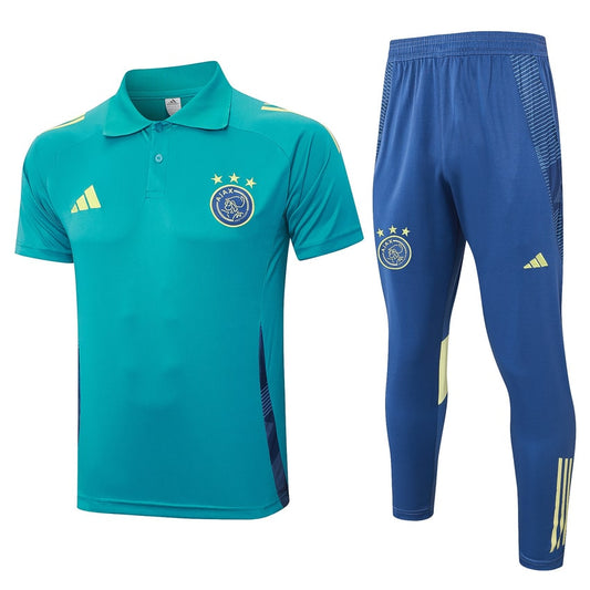 Survetement-Ajax-Polo-2024-2025-Vert