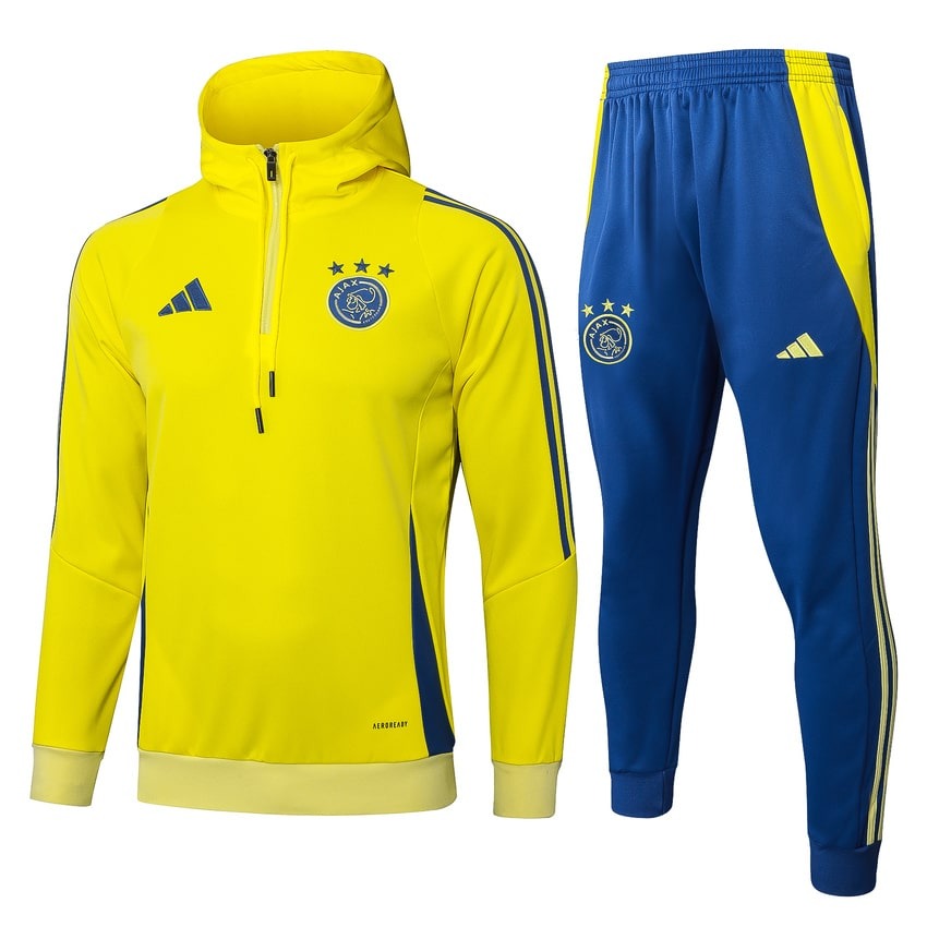 Survetement-Ajax-Sweat-2024-2025-Jaune