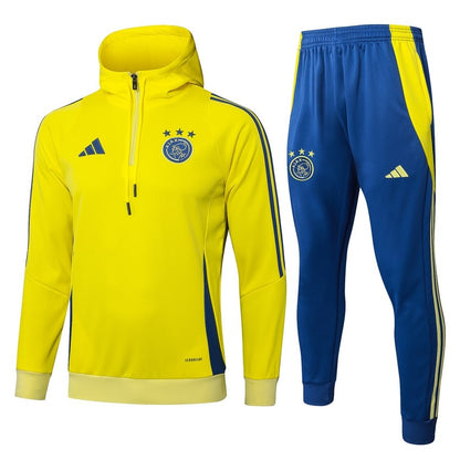 Survetement-Ajax-Sweat-2024-2025-Jaune