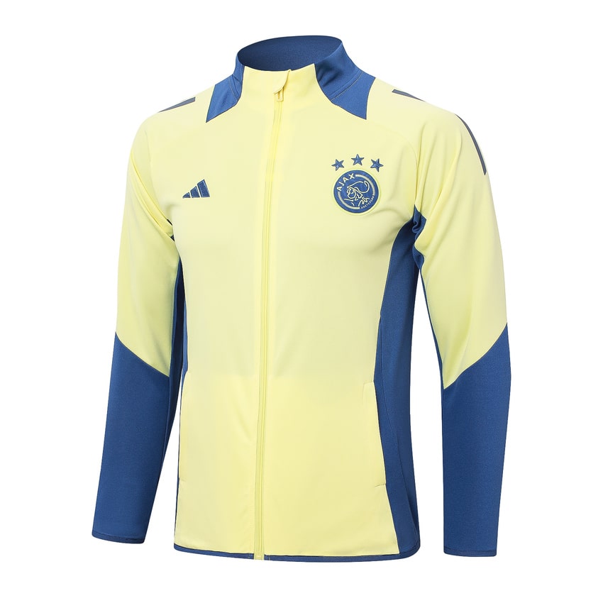 Survetement Ajax Amsterdam Veste Homme 2024 2025 Jaune | Foot Sport