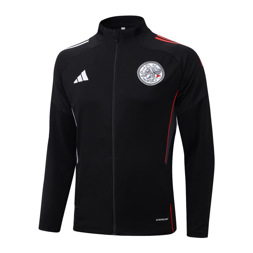 Survetement Ajax Amsterdam Veste Homme 2024 2025 Noir | Foot Sport