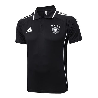 Survetement-Allemagne-Polo-2025-2026-Noir-Blanc-2
