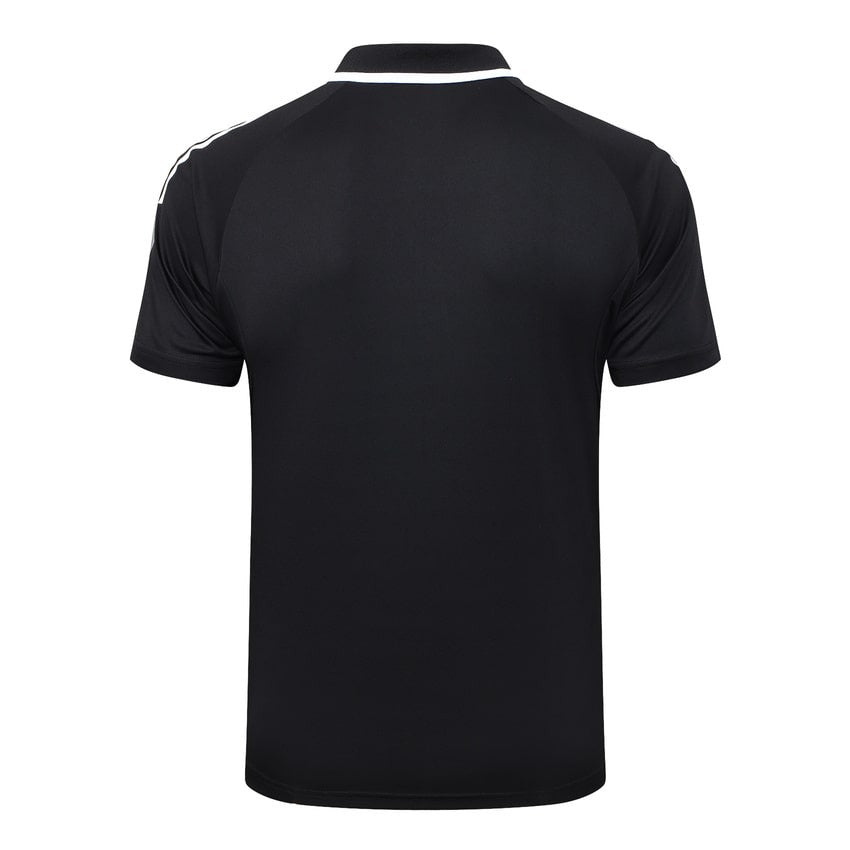 Survetement-Allemagne-Polo-2025-2026-Noir-Blanc-3