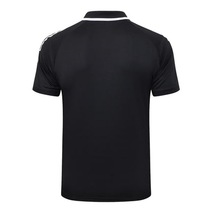 Survetement-Allemagne-Polo-2025-2026-Noir-Blanc-3