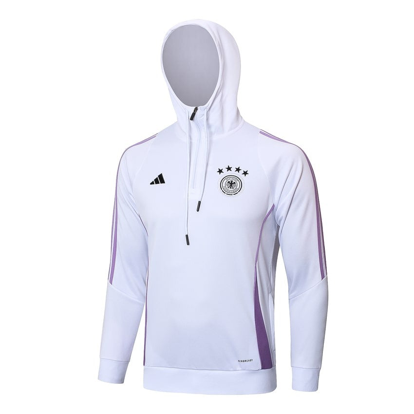Survetement-Allemagne-Sweat-2024-2025-Blanc-2