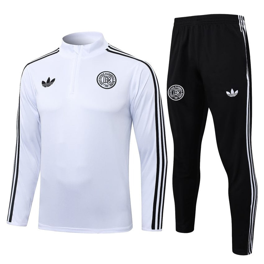Survetement-Allemagne-Training-2025-2026-Blanc-Noir-1