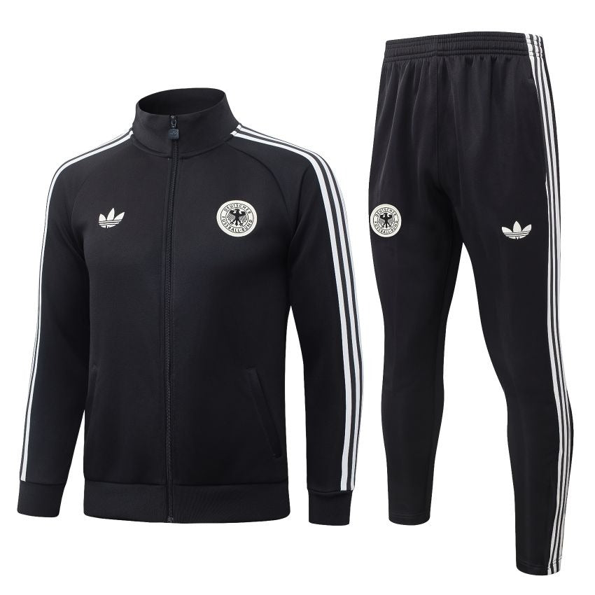 Survetement-Allemagne-Veste-2026-2027-Noir-Blanc-1