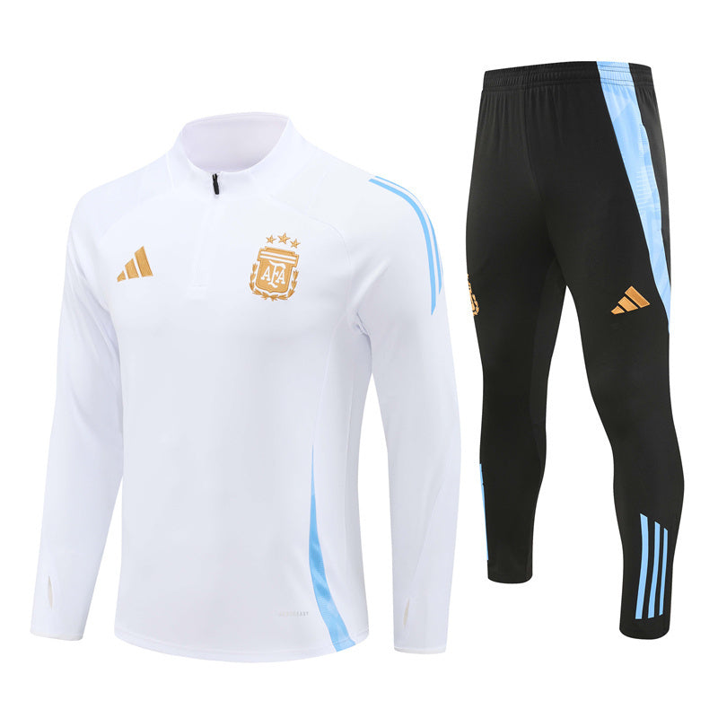 Survetement Argentine Training Homme/Enfant 2024 2025 Blanc | Foot Sport