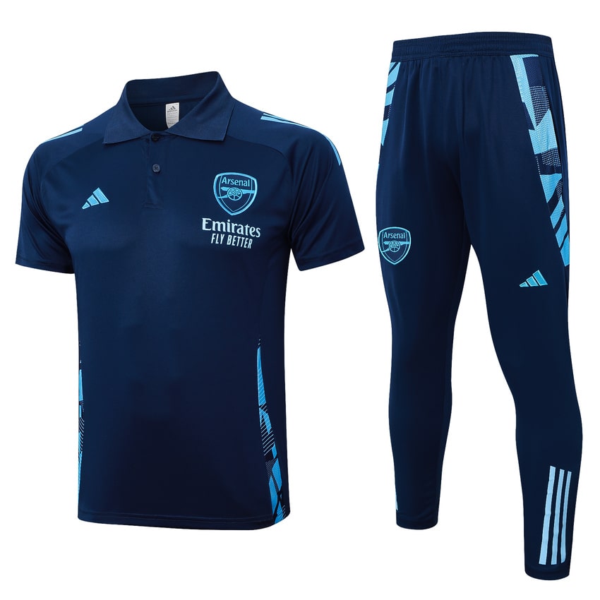 Survetement-Arsenal-Polo-2024-2025-Bleu-Fonce