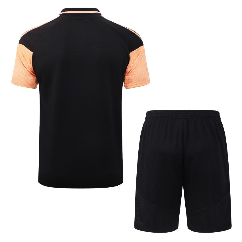 Survetement-Arsenal-Polo-2026-2027-Noir-Orange-2