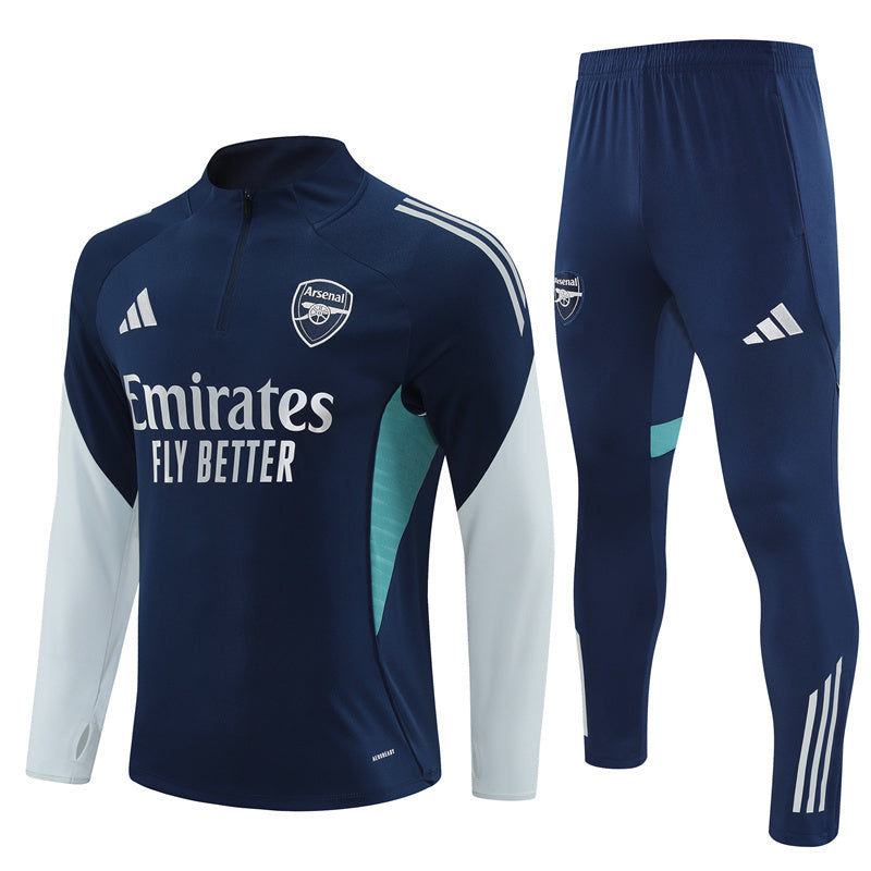 Survetement-Arsenal-Training-2025-2026-Blanc-Bleu