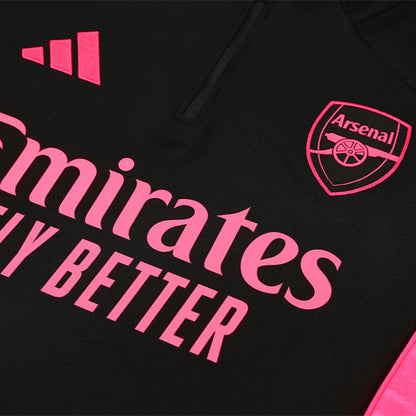 Survetement Arsenal Training Homme/Enfant 2025 2026 Noir Rose | Foot Sport