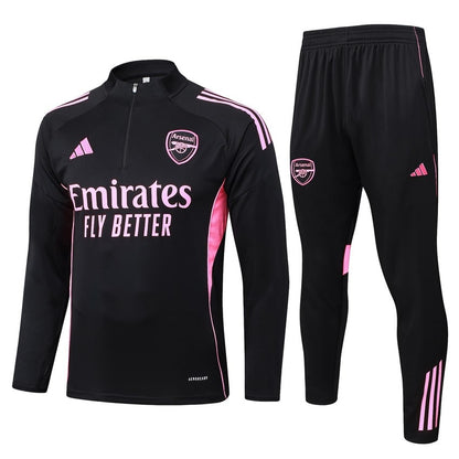 Survetement-Arsenal-Training-2025-2026-Noir-Rose-Clair-1