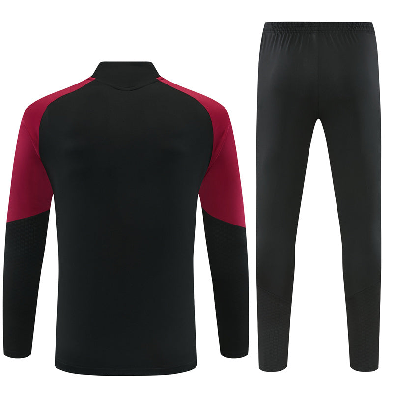 Survetement-Arsenal-Training-Homme-Enfant-2026-2027-Noir-Bordeaux-2