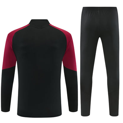 Survetement-Arsenal-Training-Homme-Enfant-2026-2027-Noir-Bordeaux-2