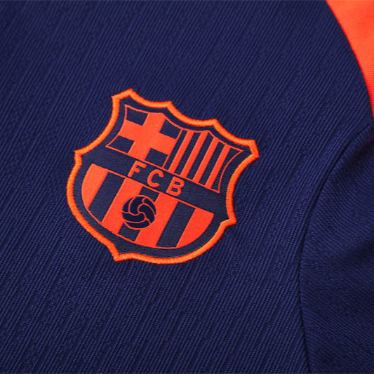 Survetement Barcelone Training Homme/Enfant 2025 2026 Bleu Orange | Foot Sport