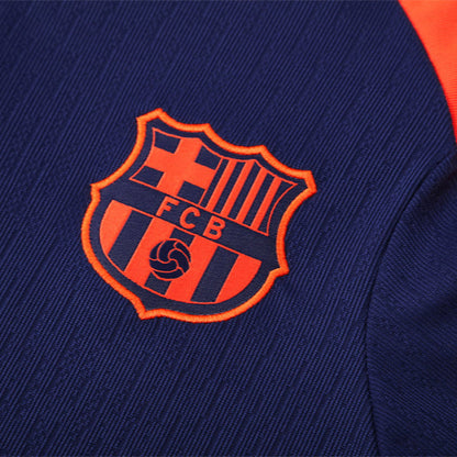 Survetement Barcelone Training Homme/Enfant 2025 2026 Bleu Orange | Foot Sport