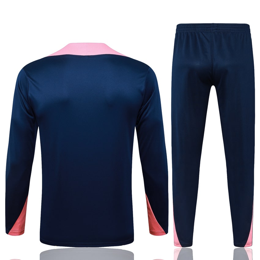 Survetement Barcelone Training Homme 2025 2026 Bleu Rose | Foot Sport