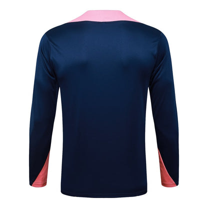 Survetement Barcelone Training Homme/Enfant 2025 2026 Bleu Rose | Foot Sport