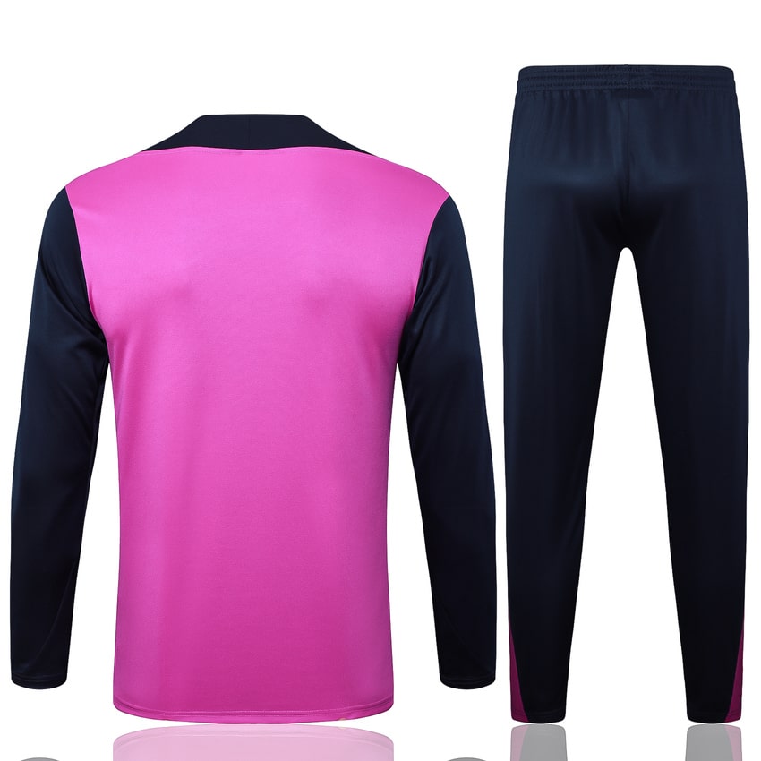 Survetement Barcelone Training Homme 2025 2026 Rose Noir | Foot Sport