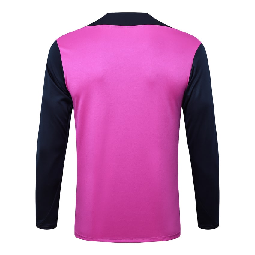 Survetement Barcelone Training Homme 2025 2026 Rose Noir | Foot Sport