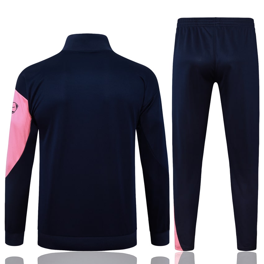Survetement Barcelone Veste Homme 2025 2026 Bleu Rose | Foot Sport