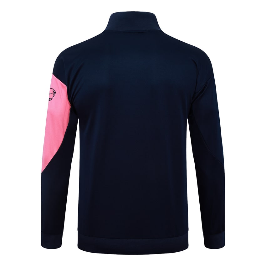 Survetement Barcelone Veste Homme 2025 2026 Bleu Rose | Foot Sport