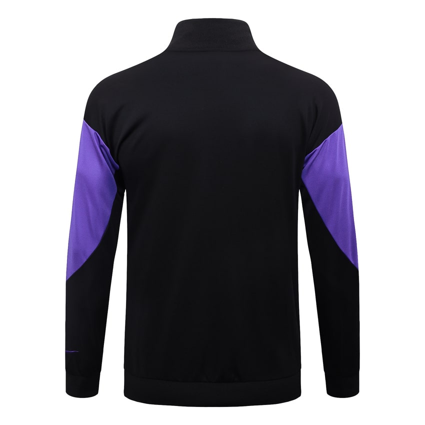 Survetement Barcelone Veste Homme 2025 2026 Noir Violet | Foot Sport