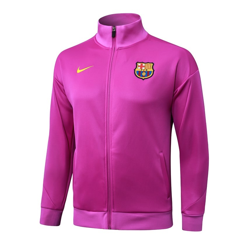 Barcelona Tracksuit Jacket Men/Kids 2025 2026 Pink | Foot Sport