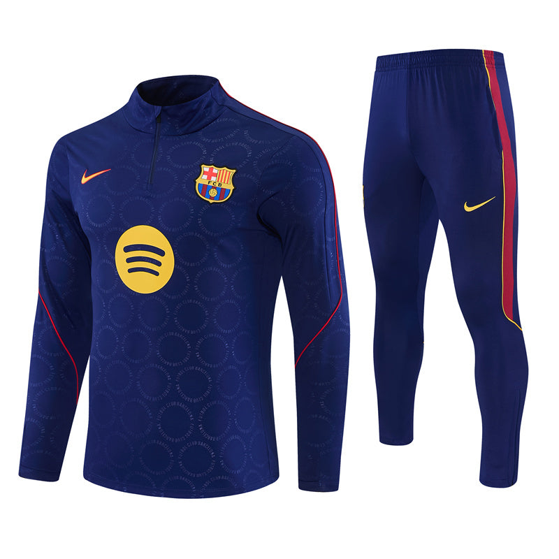 Survetement-Barcelone-Barca-Training-Homme-Enfant-2026-2027-Bleu-Royal-Motif-1