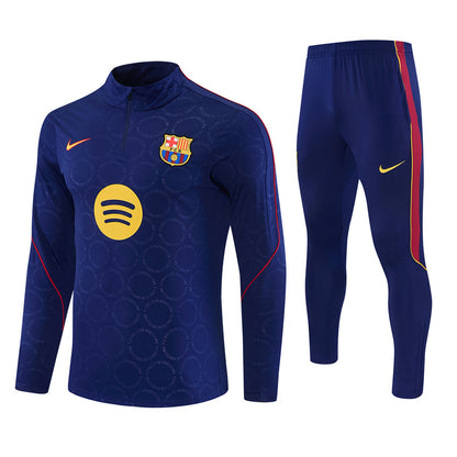 Survetement-Barcelone-Barca-Training-Homme-Enfant-2026-2027-Bleu-Royal-Motif-1