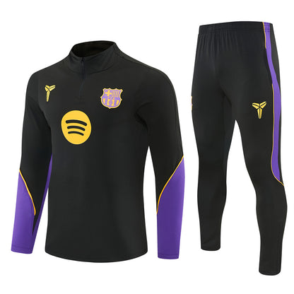 Survetement-Barcelone-Barca-Training-Homme-Enfant-2026-2027-Noir-1