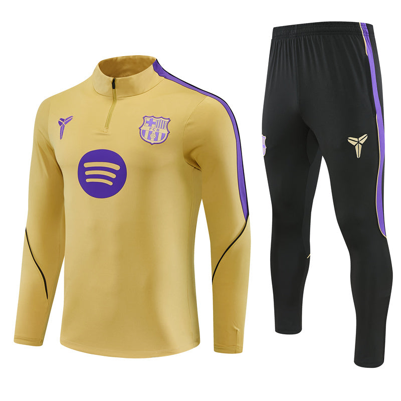Survetement-Barcelone-Barca-Training-Homme-Enfant-2026-2027-Or-1