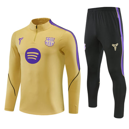 Survetement-Barcelone-Barca-Training-Homme-Enfant-2026-2027-Or-1