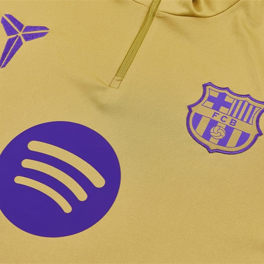Survetement-Barcelone-Barca-Training-Homme-Enfant-2026-2027-Or-3