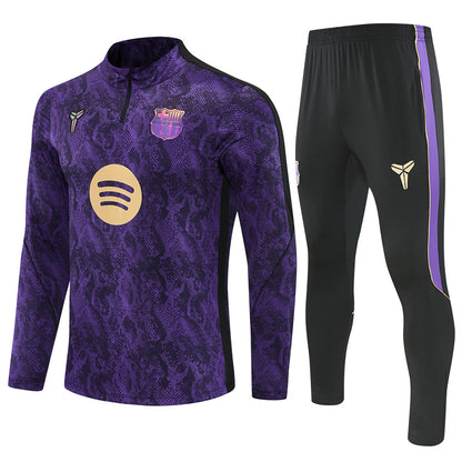 Survetement-Barcelone-Barca-Training-Homme-Enfant-2026-2027-Violet-Snakeskin-1
