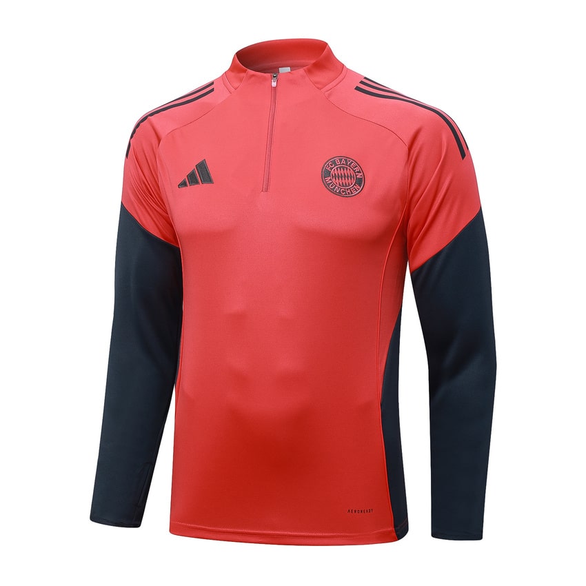 Survetement Bayern Munich Training Homme 2025 2026 Rouge Noir | Foot Sport