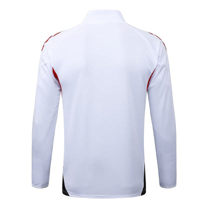 Survetement Bayern Munich Veste Homme/Enfant  2025 2026 Blanc Clair | Foot Sport