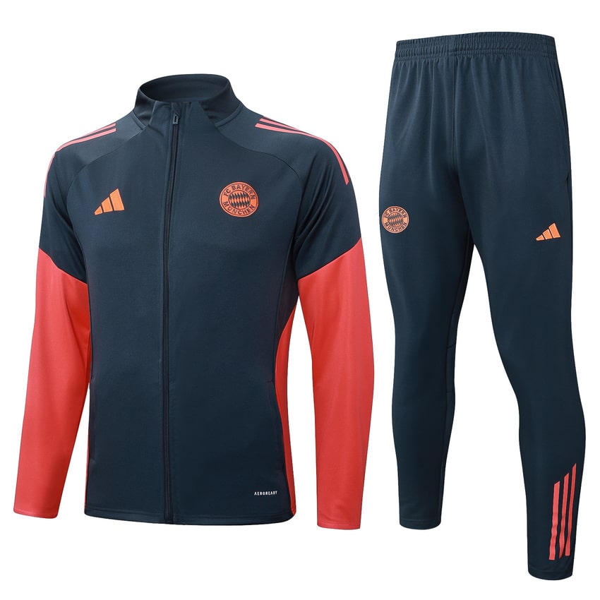 Survetement-Bayern-Munich-Veste-2025-2026-Noir-Rouge-1