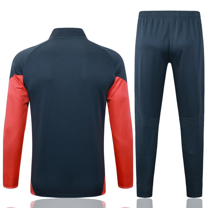 Survetement Bayern Munich Veste Homme/Enfant  2025 2026 Noir Rouge | Foot Sport