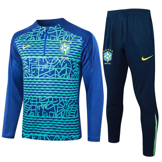 Survetement-Bresil-Training-2024-2025-Bleu-Vert-1