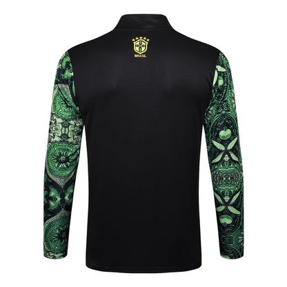 Survetement-Bresil-Training-2024-2025-Vert-Motif-3