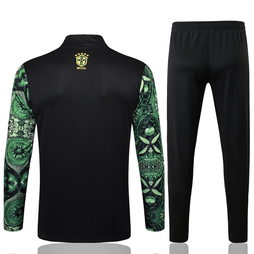 Survetement-Bresil-Training-2024-2025-Vert-Motif-4